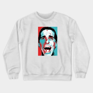 American Psycho Patrick Bateman Scream Crewneck Sweatshirt